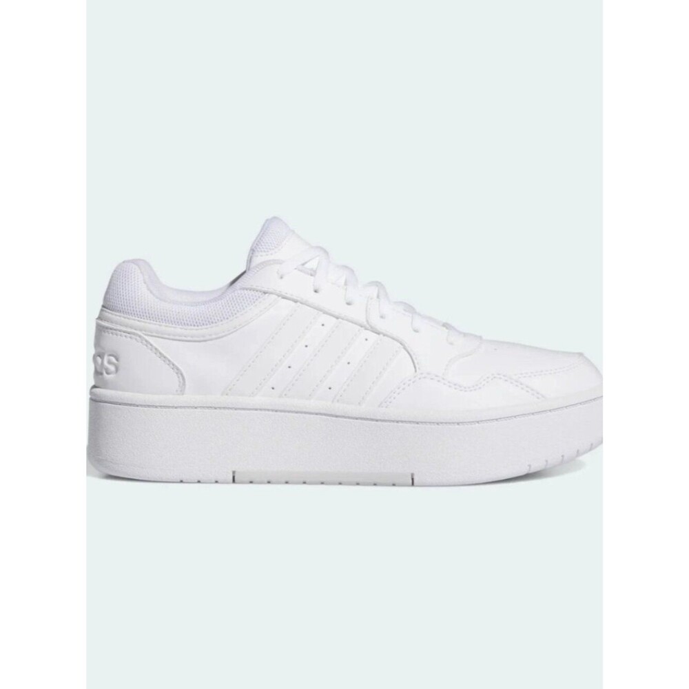Adidas White Hoops 3.0 Bold Sneakers Size 7.5